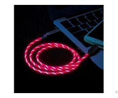 El Visible Micro Usb Flowing Round Cable Ld001