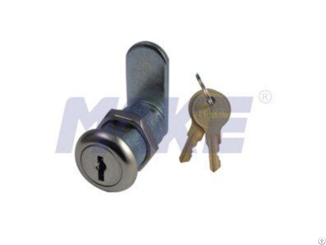 Wafer Key Cam Lock Zinc Alloy Shiny Chrome Nickel Plated