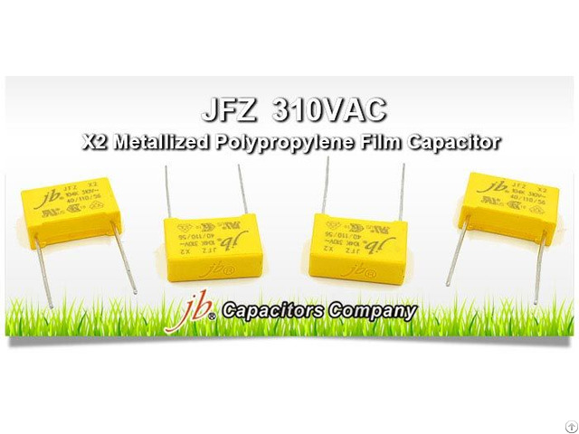 Jfz X2 Metallized Polypropylene Film Capacitor 310vac Features