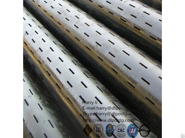 Stainless Steel Perforated Pipe Slotted Casing