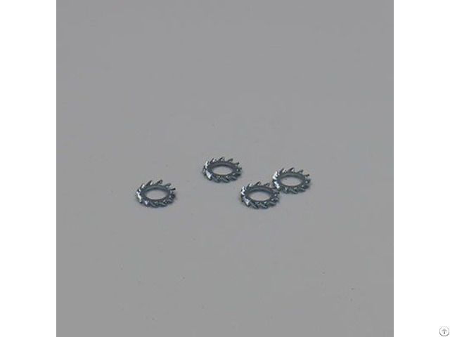 Stainless Spring Steel External Tooth Lock Washer Die Casting