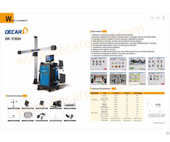 High Performance Visual 3d Four Wheel Alignment With Ce