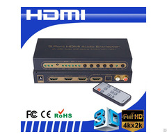 Three Port Arc Edid Setting 5 1ch Hdmi Audio Extractor