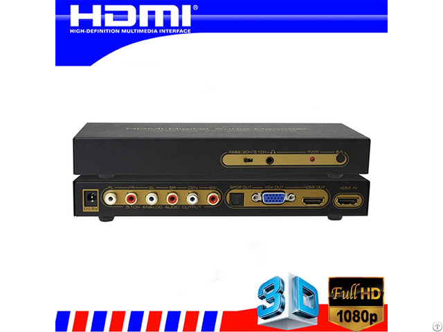 Vga Spdif 5 1ch Hdmi Digital Audio Decoder