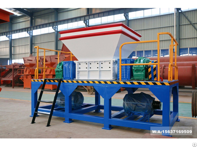 Tire Rubber Pe Pipe Bottles Shreddermetal Wood Shredding Recycling