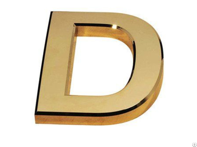 Plastic Abs Letter Badge Molding Ps Hdpe Gold Plating