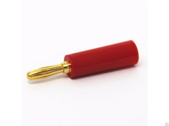 Nickel Plating 4mm Banana Plug For Audio Speaker