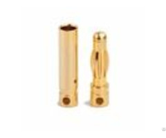 High Current 4 0mm Banana Plug 24k Gold Connector