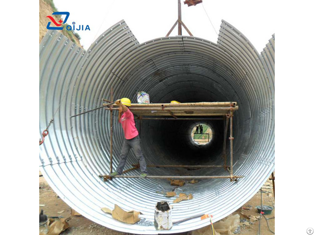 Corrugated Galvanized Steel Structure Pipe Culvert