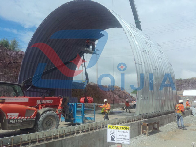 Semi Circle Corrugated Galvanized Steel Arch Culvert
