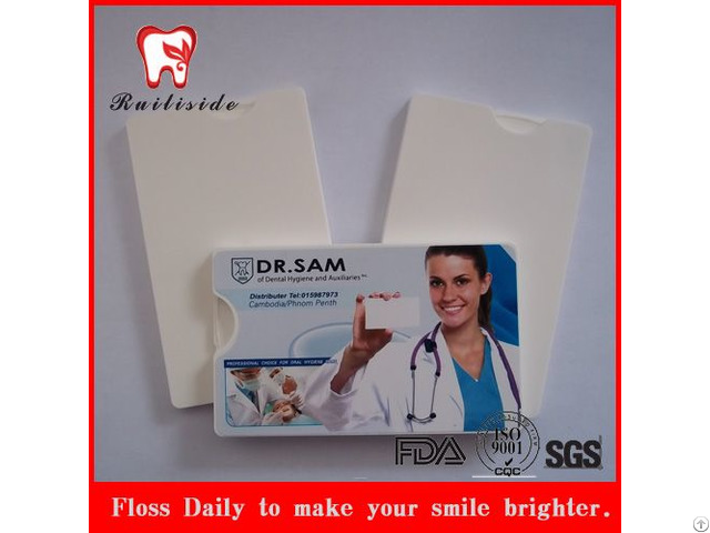 Promotion Credit Card Dental Floss