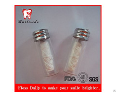 100 Percent Silk Dental Floss With Bottle Container