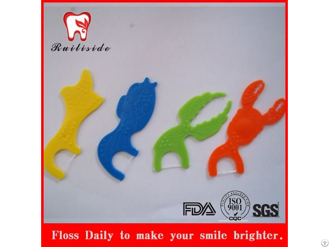 Kids Oral Care Dental Floss Pick