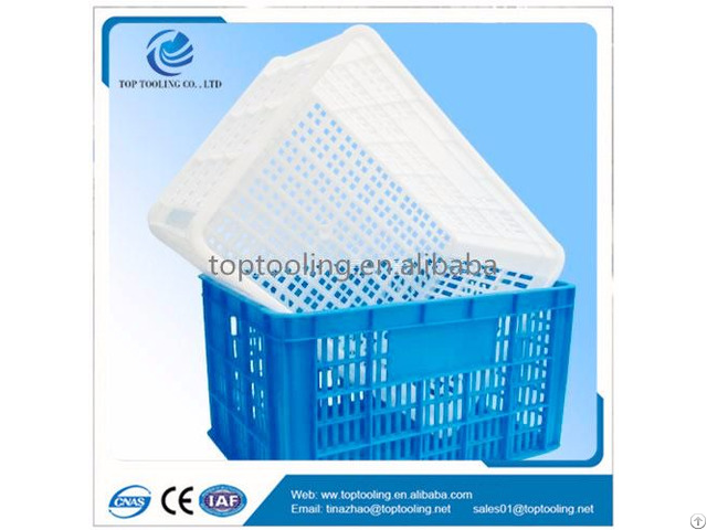 Home Appliance Custom Hot Sale Molding Machine Plastic Crate Storage Injection Moulding