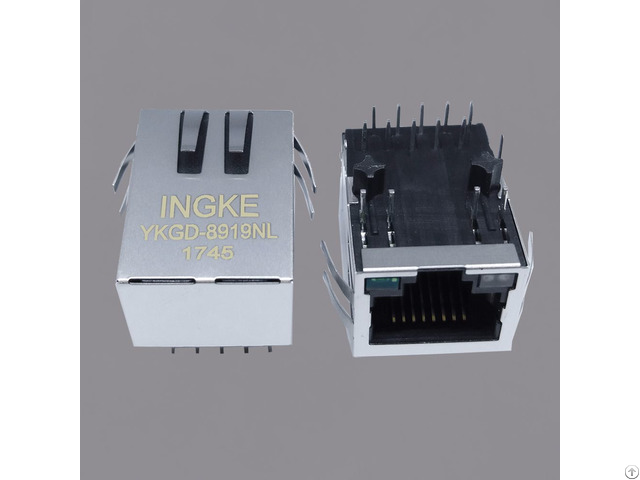 Si 61031 F 10 100 1000 Base T Rj45 Pcb Through Hole Modular Connectors