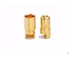 Gold Plated Bullet 6 0mm Connectors From Amass China