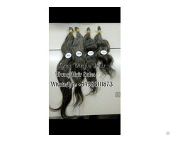 Virgin Grey Hair Wholesale Price Can Bleach