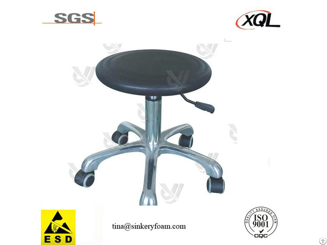 Black Pu Esd Cleanroom Chair