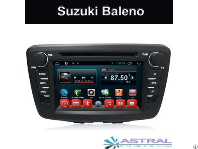 Suzuki Baleno Car Dvd Head Unit Gps Nav Android System Manufacture