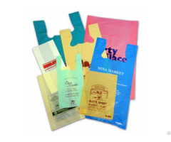 Wholesale Multi Color Custom Printed T Shirt Ldpe Hdpe Plastic Bag