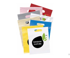 Cheap Wholesale Multi Color Custom Printing D Cut Plastic Bag
