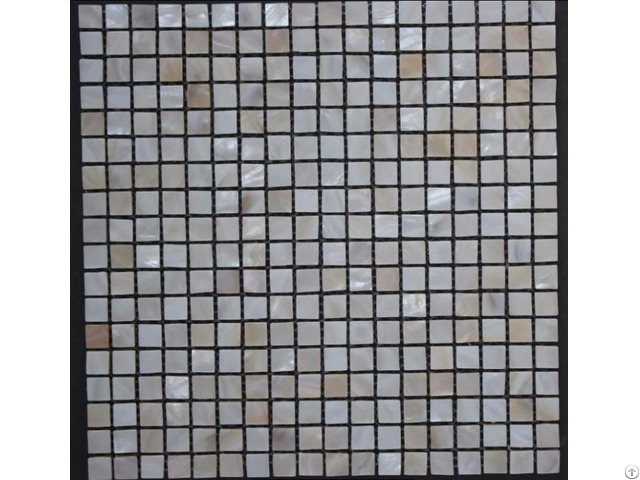 Mother Of Pearl Mosaic Shell Tile Small Square Backsplash Border Tiles For Bathrooms