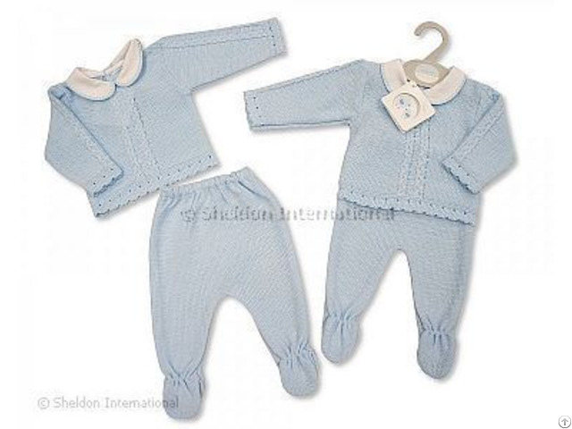 Baby Jungen Strick Zweiteiler 710