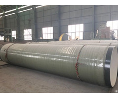 Abrasion Resistant Epoxy Glass Fiber Anti Corrosion Steel Pipe