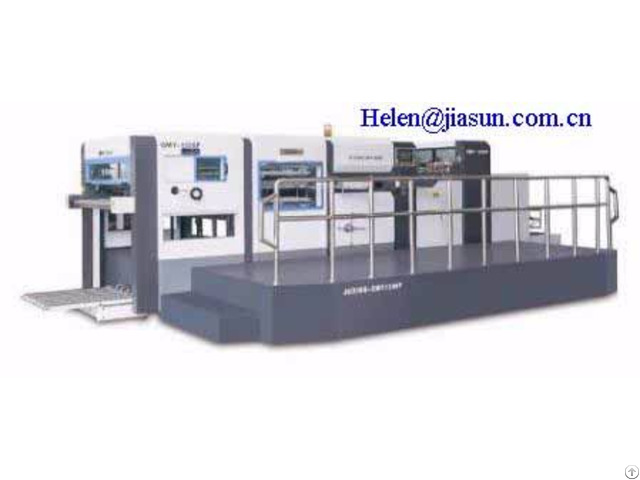 Automatic Die Cutting And Creasing Machine With Stripping Station