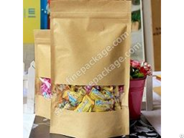 Snack And Candy Craft Paper Packaging Bags