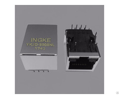 Ingke Ykjd 8008nl 100 Percent Cross 7499010211a Rj45 Jacks With Integrated Magnetics