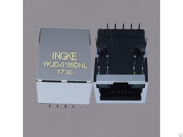 Ingke Ykjd 0189dnl 100 Percent Cross 7499210121a We Poe Rj45 Magnetic Modular Jacks