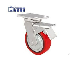 Pu Brake Caster