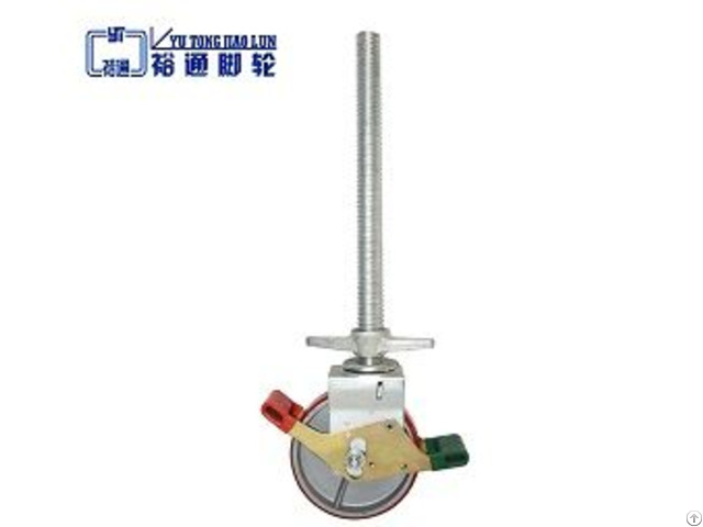 European Adjustable Pu Scaffolding Caster Wheel