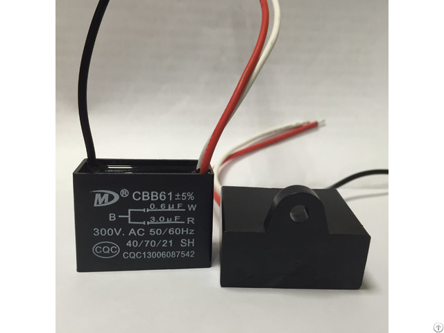 Cbb61 Motor Capacitor With Ul Vde Cqc Tuv Certificate