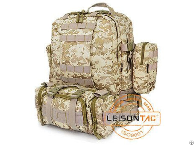 High Density Nylon Tactical Backpack With Molle Attachment