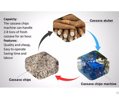 Diesel Engine Driven Cassava Chips Processing Machine