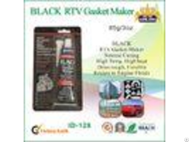 Black Rtv High Temp Gasket Maker Silicone Rubber Sealant For Vehicle Body