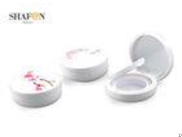 Flower Painting Women Air Cushion Compact White Abs With Mirror Standard Package