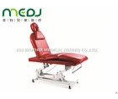 Electric Hospital Examination Table Red Luxurious Beauty Salon Bed