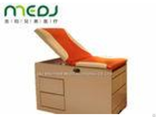 Orange Small Exam Table Mjsd03 08 Two Drawers For Children Treatment