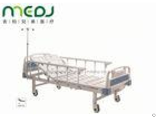 Single Crank Manual Hospital Bed Mjsd05 02 Abs Head Foot Board With Side Railing