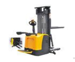 High Load Capacity Full Electric Pallet Stacker With Mast Stable Operation