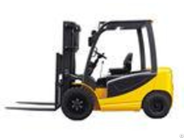 Ac Dc Type Electric Forklift Truck 2000kg With Full Free Lifting 3280kg Service Weight