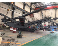 Screen Mobile Portable Track Mounted Impact Cone And Jaw Crusher Crawler