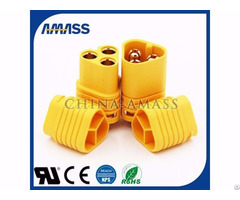 High Current Connector 3pin Gold Plated Mt60 For Uav