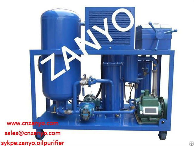 Zyc Waste Vacuum Cooking Oil Purifier Machine