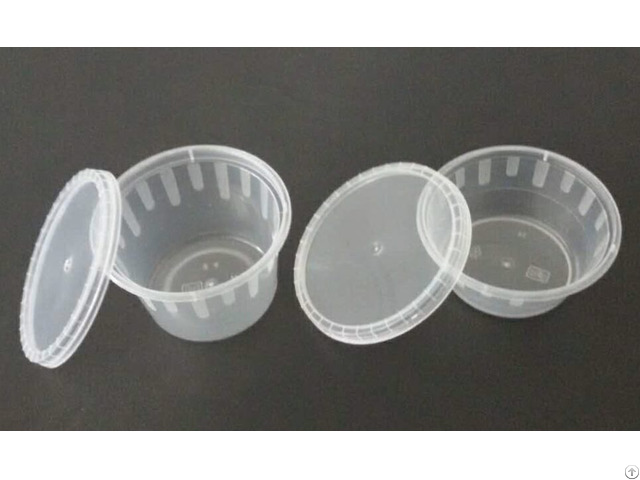 Plastic Sauce Container With Lid 2oz 4oz