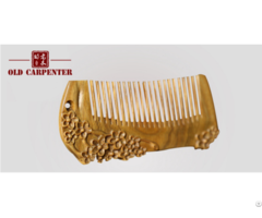 Handmade Green Sandalwood Louse Comb