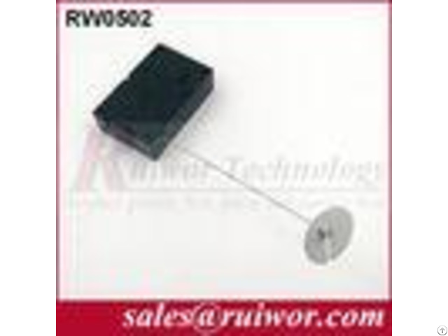 Interactive Experience Retractable Security Tether With Adhesive Abs Plate